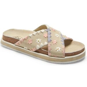 Free people Wildflowers crossband sandals 37 (7) Washed natural color